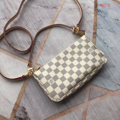 Replica Louis Vuitton Damier Azur Canvas Pochette Accessoires N41207/N51986